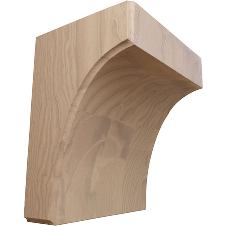 Ekena Millwork 5 1/4"W x 4"D x 6"H Clarksville Bracket, Mahogany BKTW05X04X06CVGM